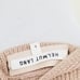 Helmut Lang laced sleeve sweater tan cashmere wool Large