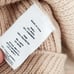 Helmut Lang laced sleeve sweater tan cashmere wool Large