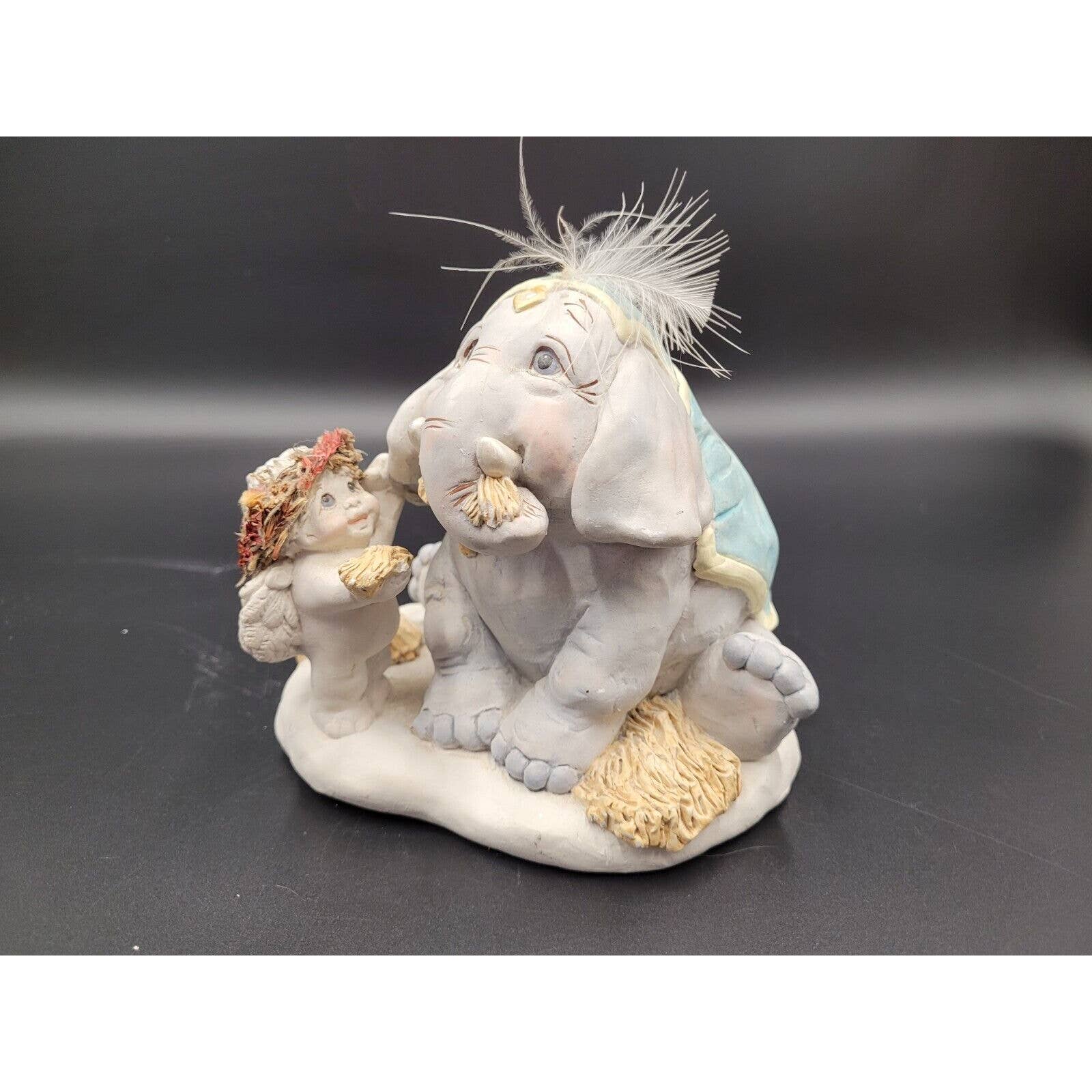 Dreamsicles Under The Big Top 1996 Circus Elephant Cherub Retired Figurine