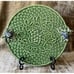 Vtg Bordallo Pinheiro Majolica Blackberry Cake Platter 12 D FREE U.S. SHIPPING