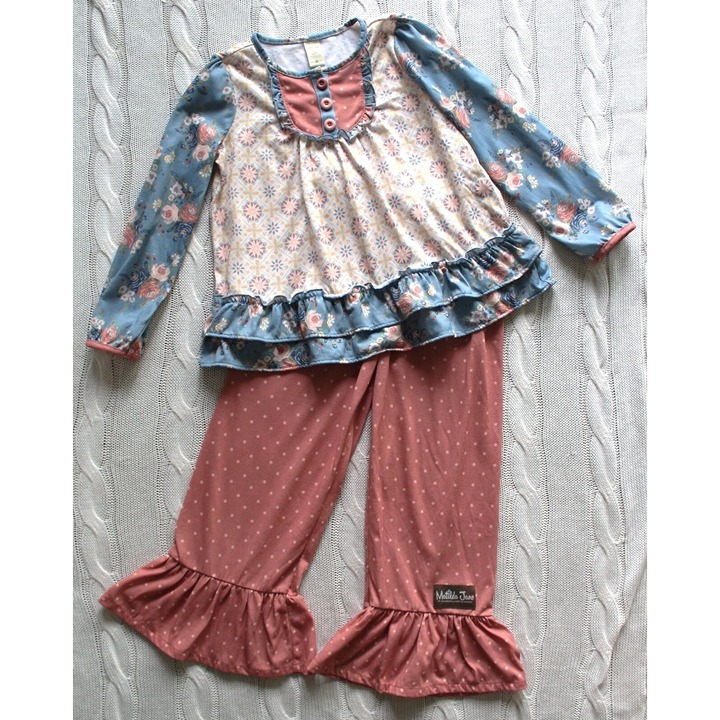Misha & Puff Ruffle Sleeve Dress 4/5T