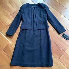 Navy Jacket and Dress Set for Entrance Exams