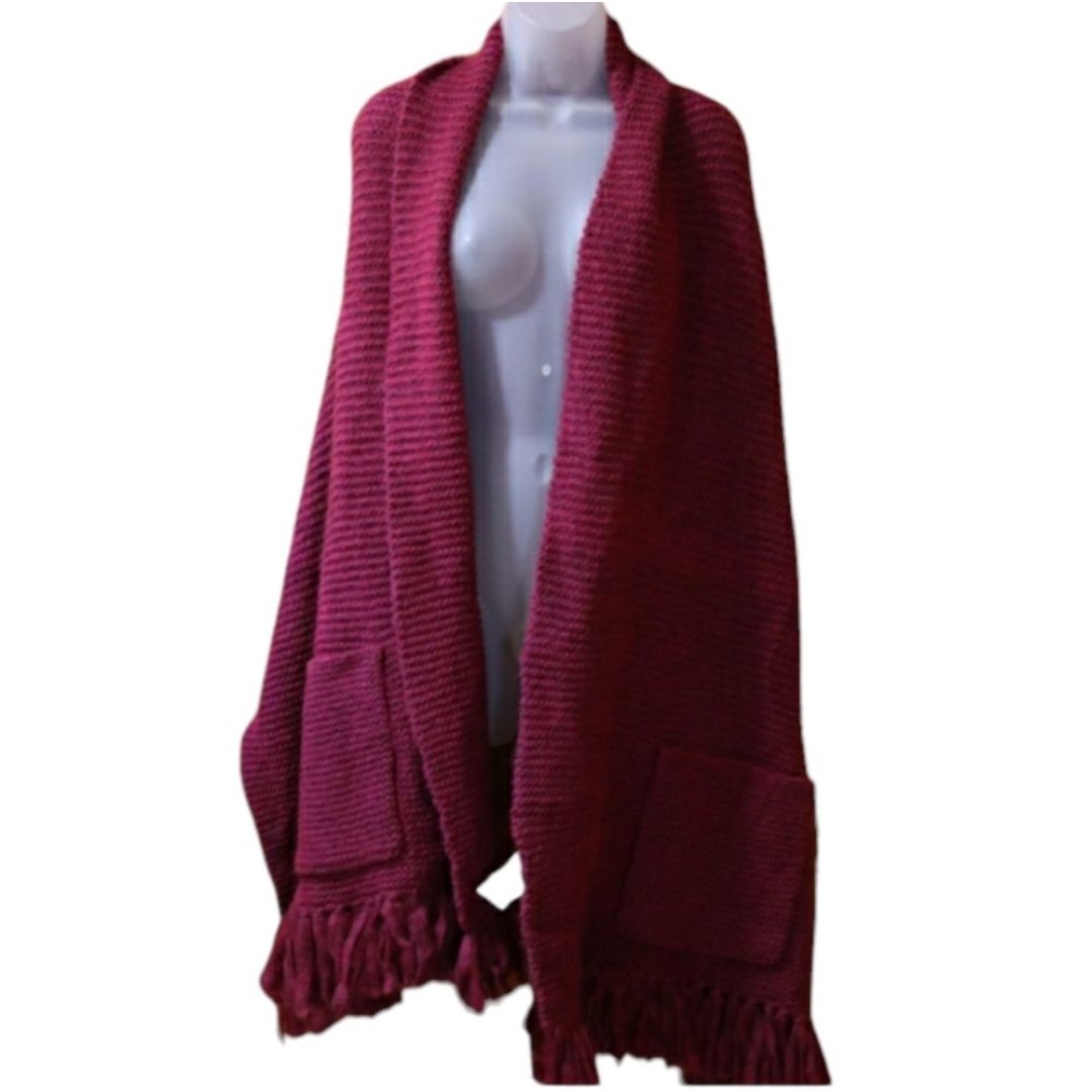 Eileen Fisher SAMPLE Mohair Wool Blanket Scarf Wrap Oversized OS