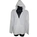 Barefoot Dreams Cozyterry Cross Over Hoodie in Sea Salt Size Medium