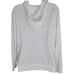 Barefoot Dreams Cozyterry Cross Over Hoodie in Sea Salt Size Medium