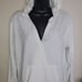 Barefoot Dreams Cozyterry Cross Over Hoodie in Sea Salt Size Medium