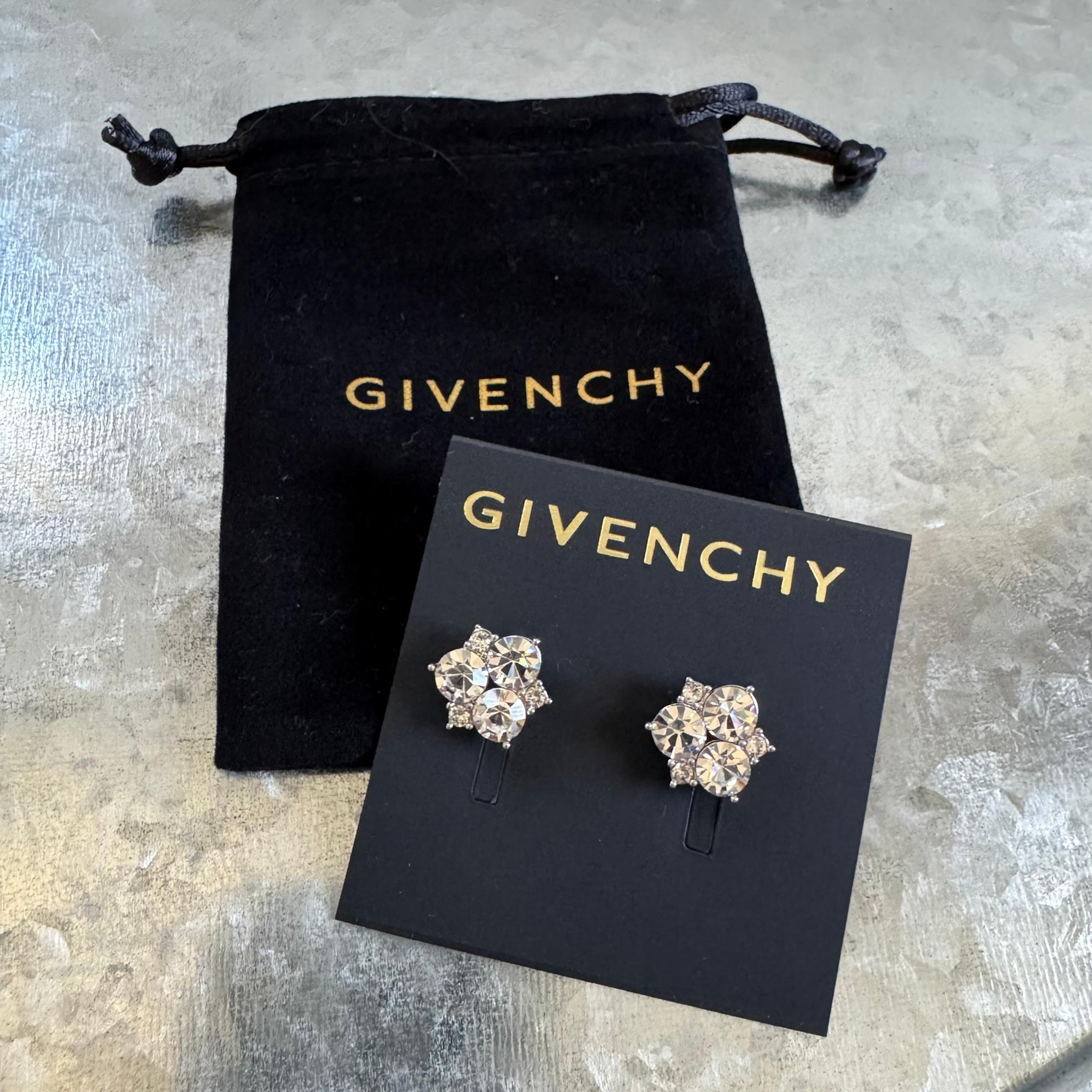Givenchy Silver Star Earrings