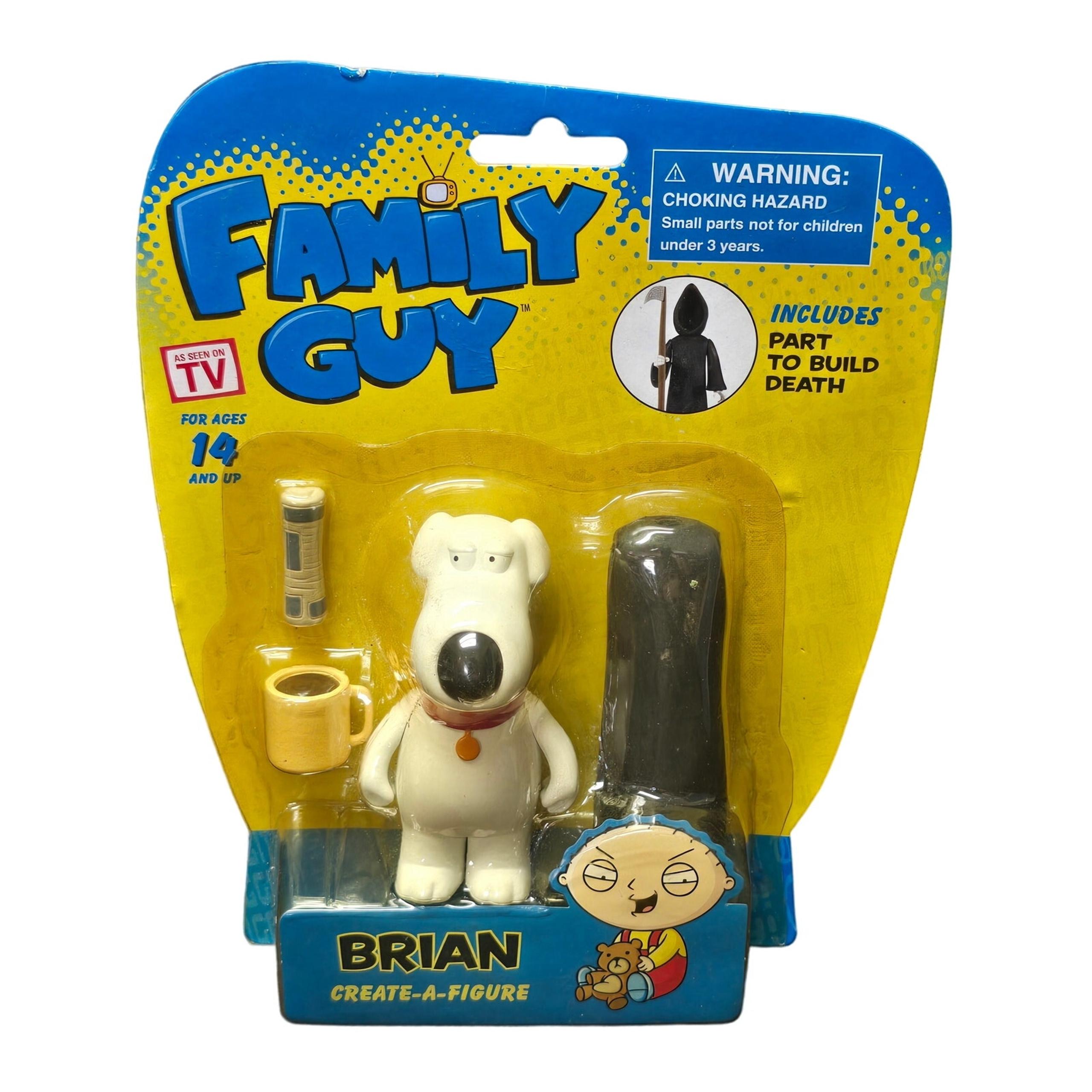 Family Guy As Seen On TV Brian Create A Figure Includes Part to Build Death Dog