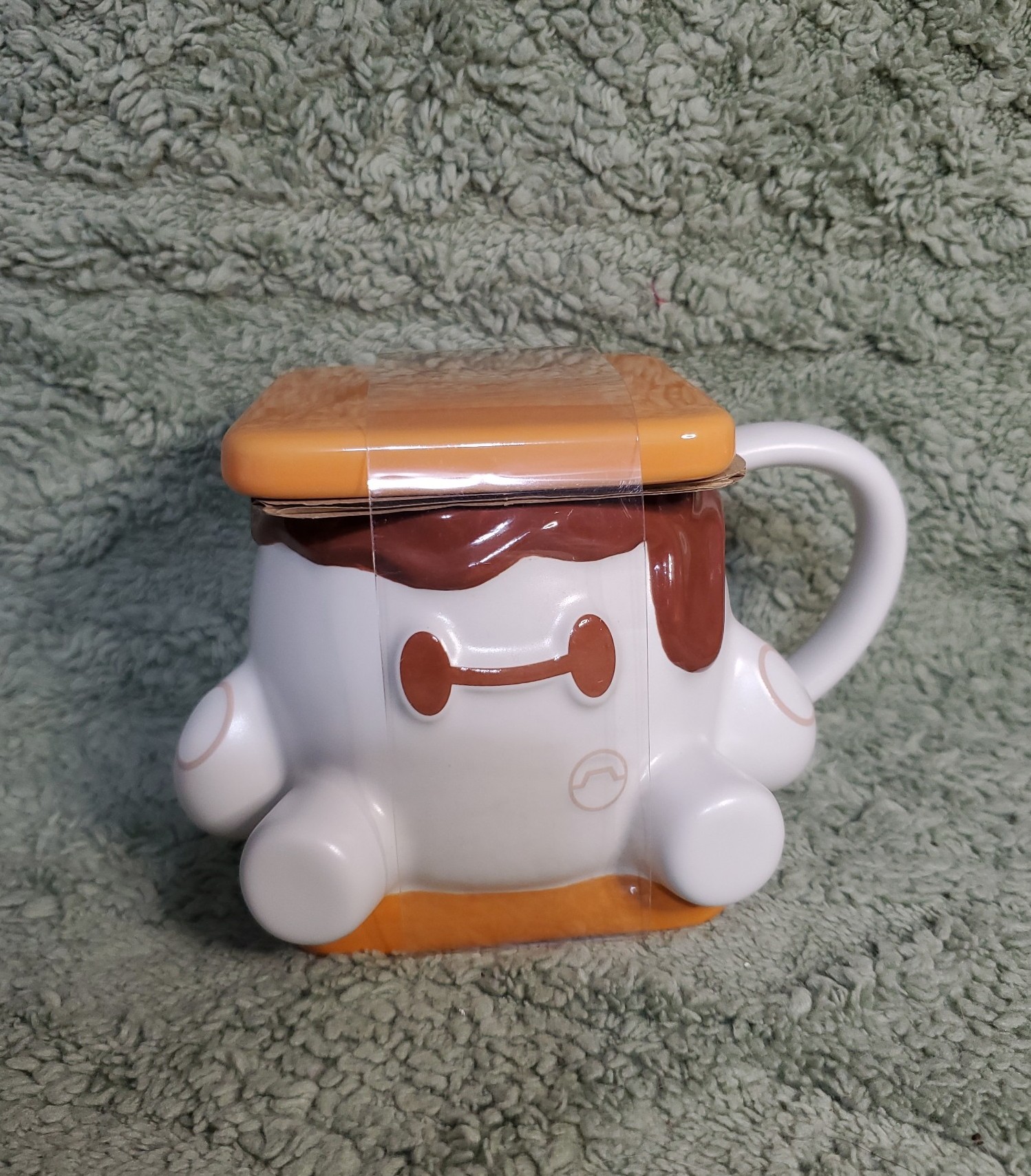 2024 Disney Parks Baymax Big Hero 6 Munchlings S’mores Ceramic Mug With Lid