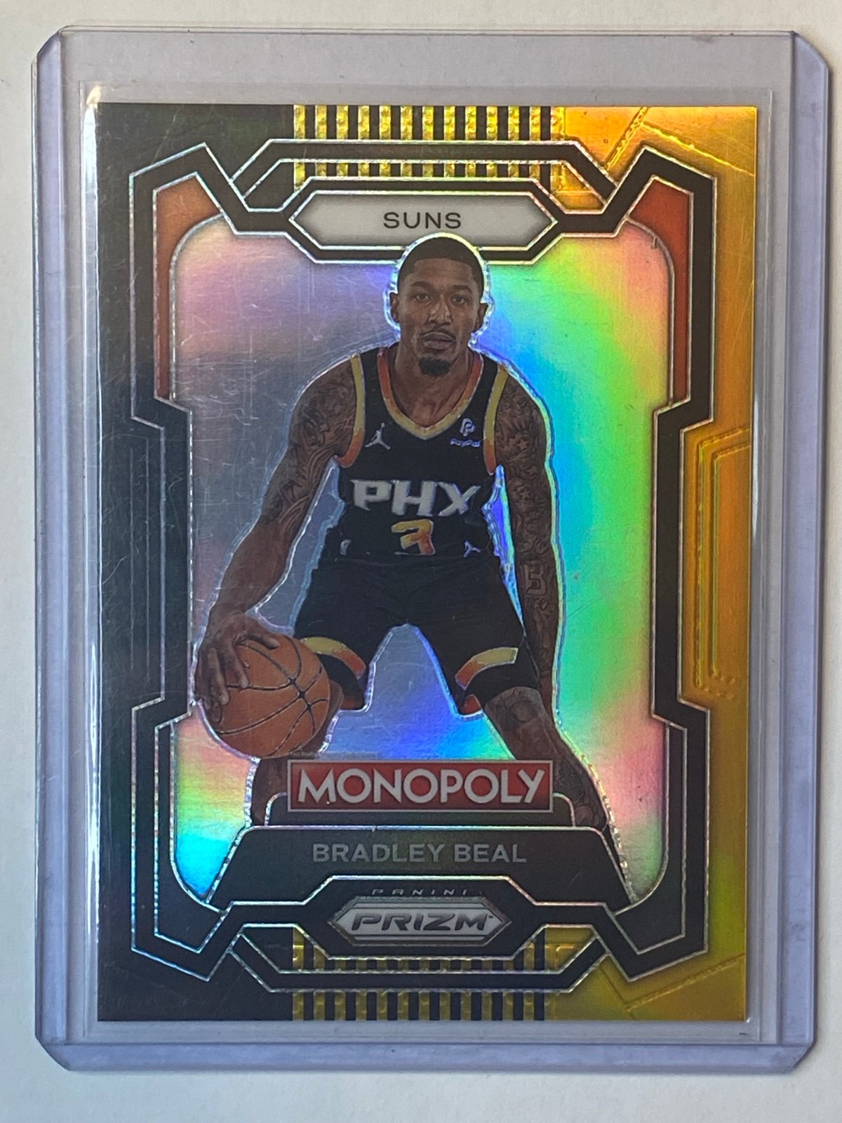 2023 Panini Prizm Monopoly Bradley Beal #71 PHX Parallel Black Gold 3/5 # MATCH