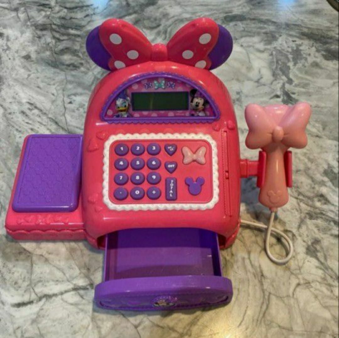 Minnie Cash Register and Shopping Basket
