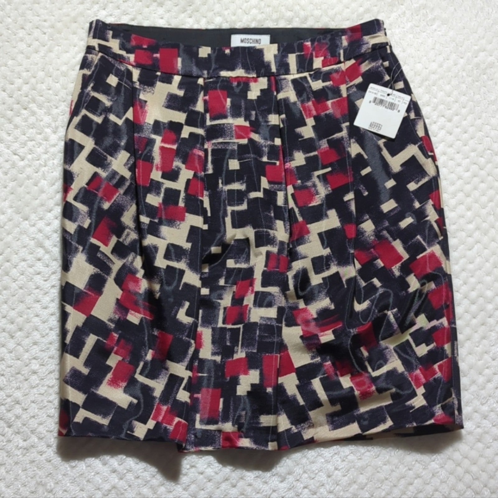 Moschino Pleated Pencil Skirt