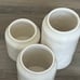 Rae Dunn canister set with lids
