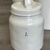 Rae Dunn canister set with lids
