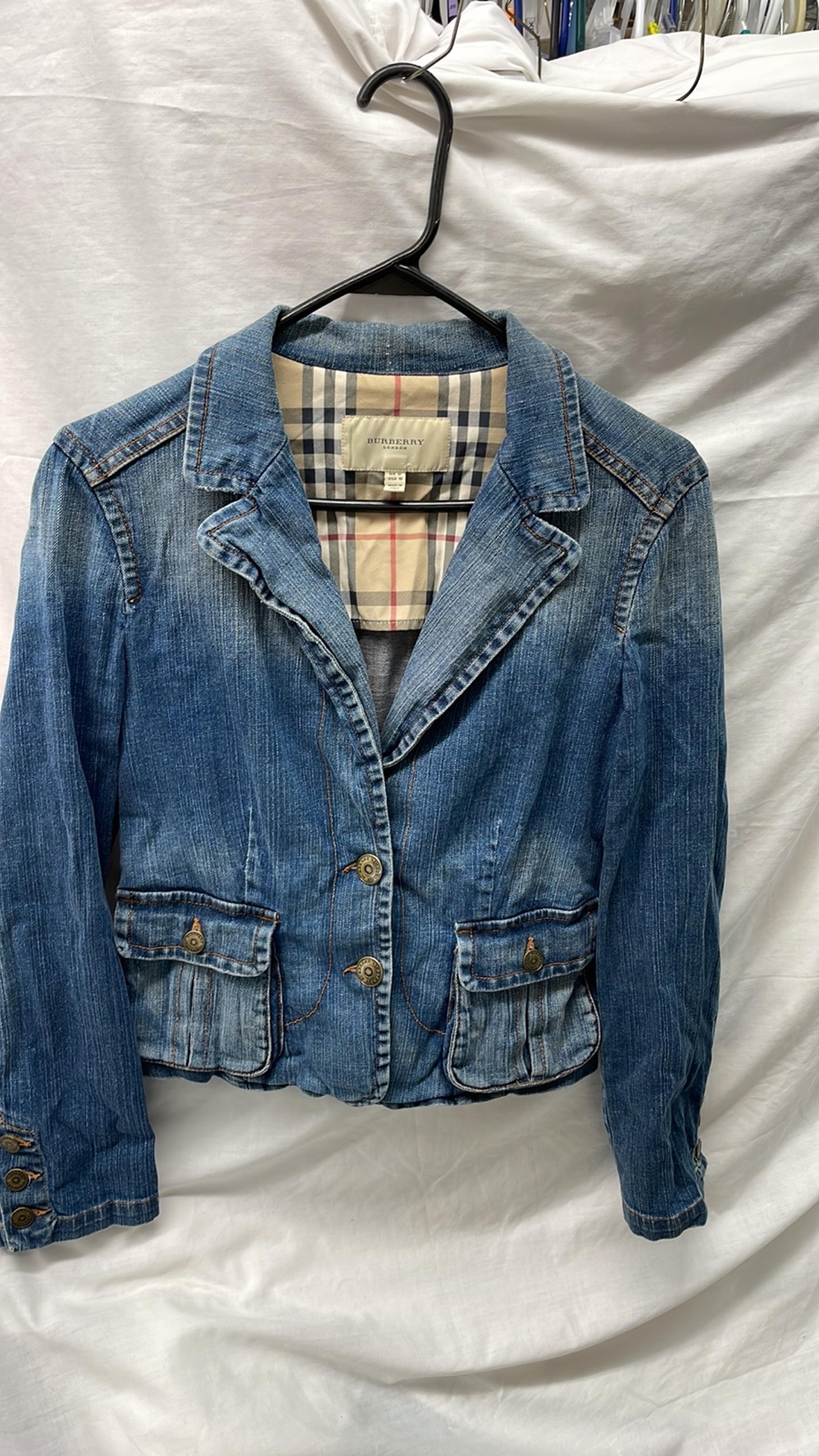 Burberry london denim jacket Clearance