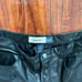 Vintage Unisex Gap Jeans, Leather straight classic Pants Size 16 36, 80’s
