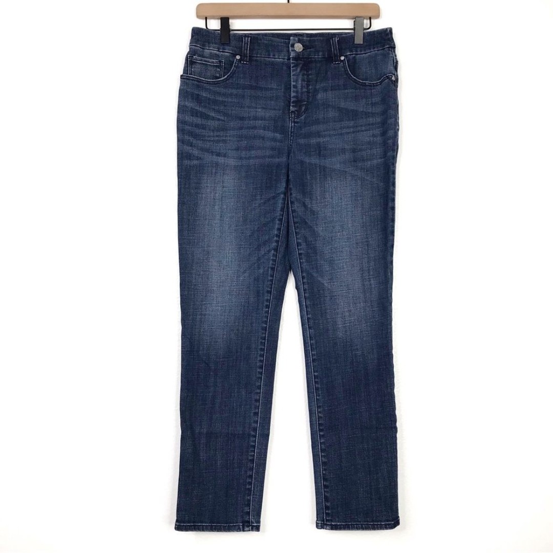 CHICO'S So Slimming Girlfriend Slim Leg Ankle Jeans 4R