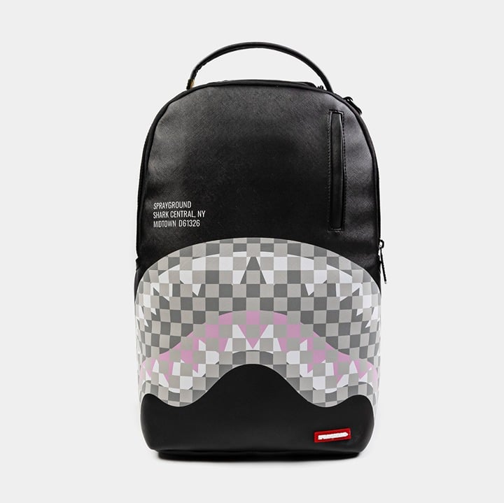 Sprayground Exclusive Shark Central Black and Cream Backpack