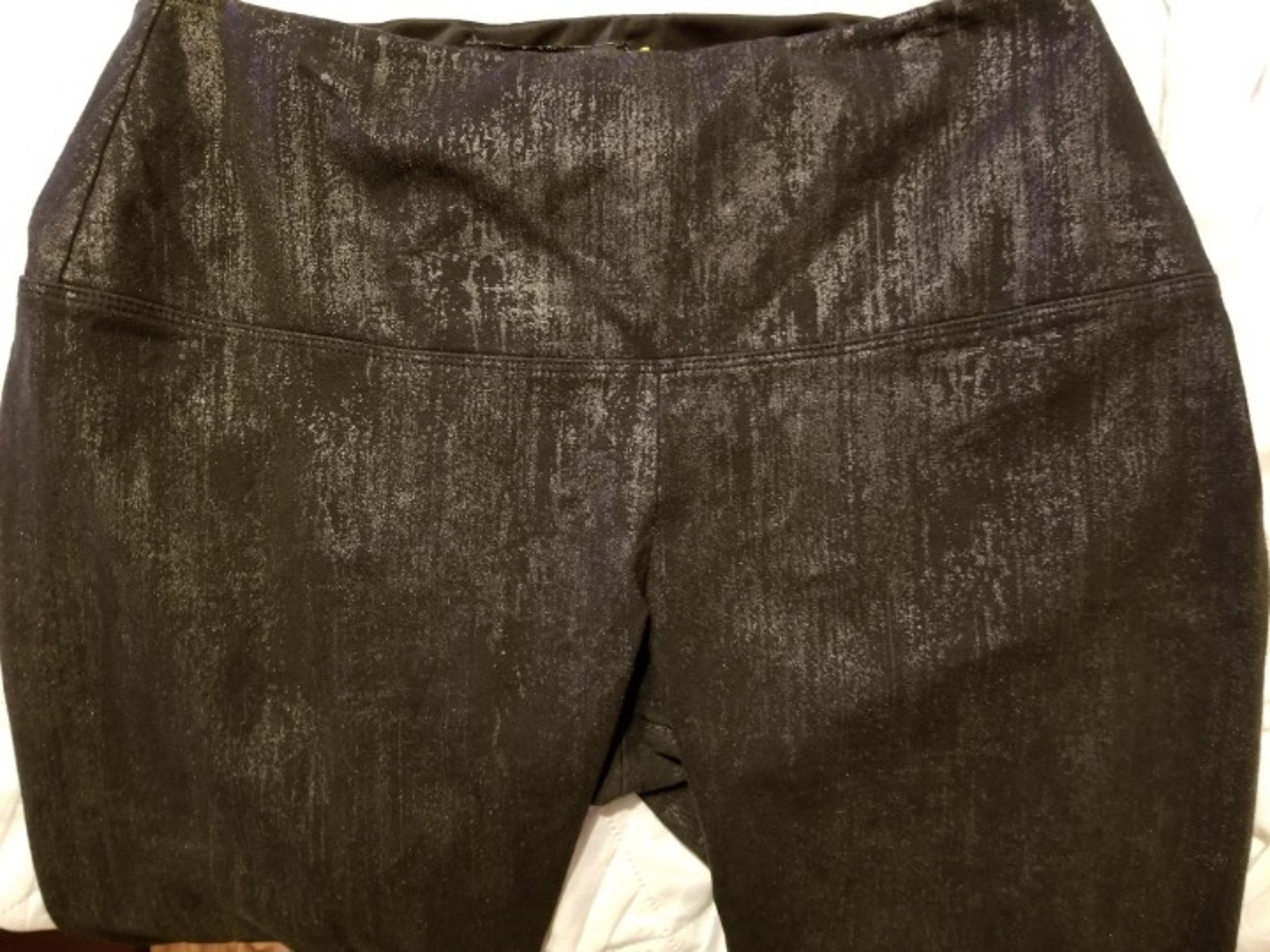 Lysse Black Leggings/Capri Pants Sz Larg