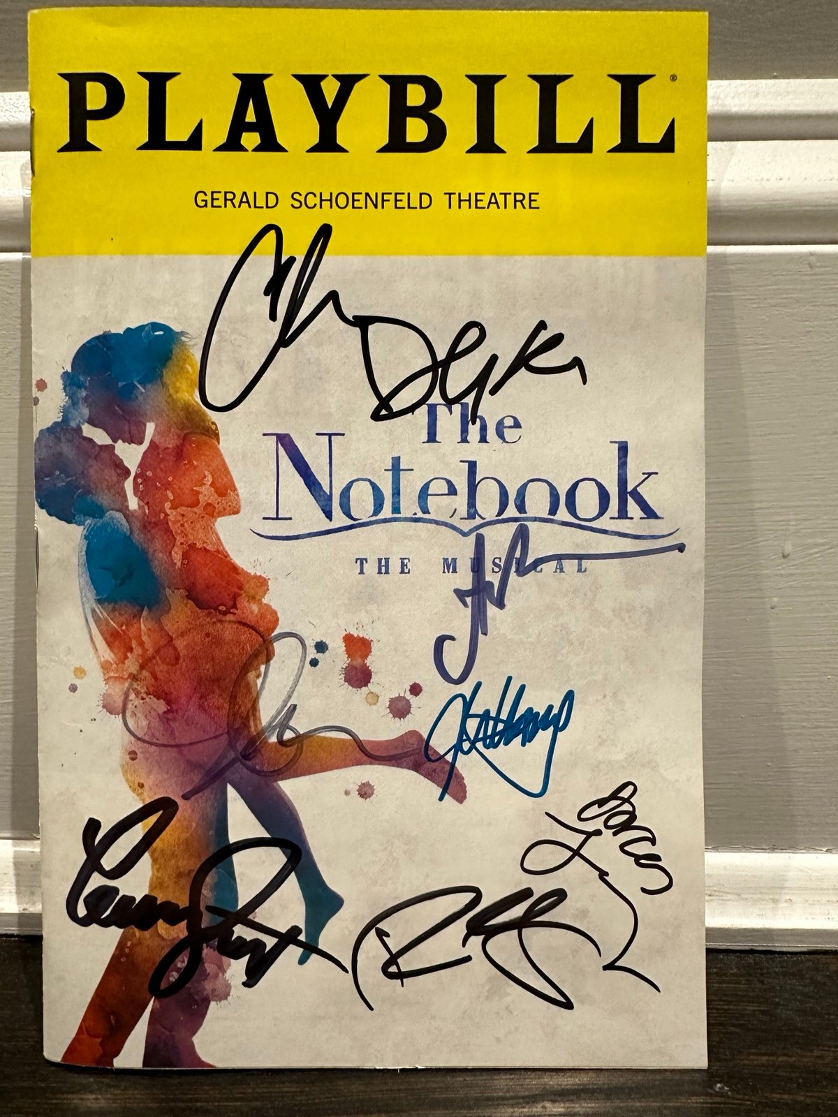 The Notebook Signed Broadway Playbill