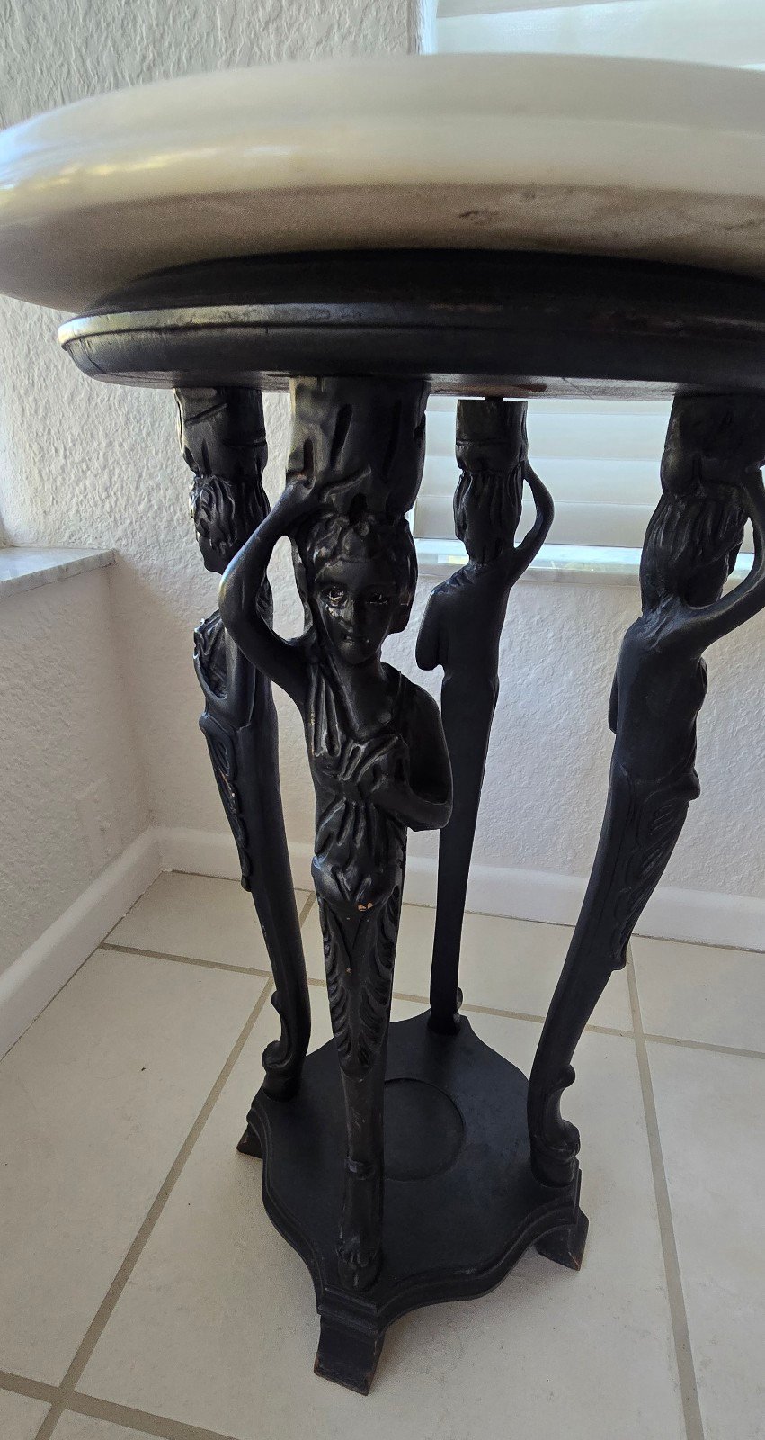 Figural Stand End Table