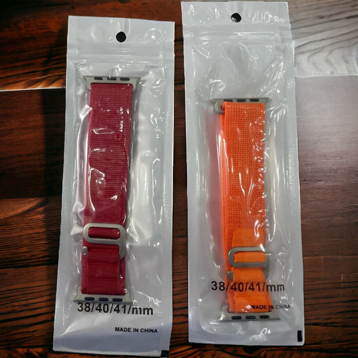 Only Band - 2 Pieces Alpine loop strap for apple watch band 38mm 40mm 41mm Nylon