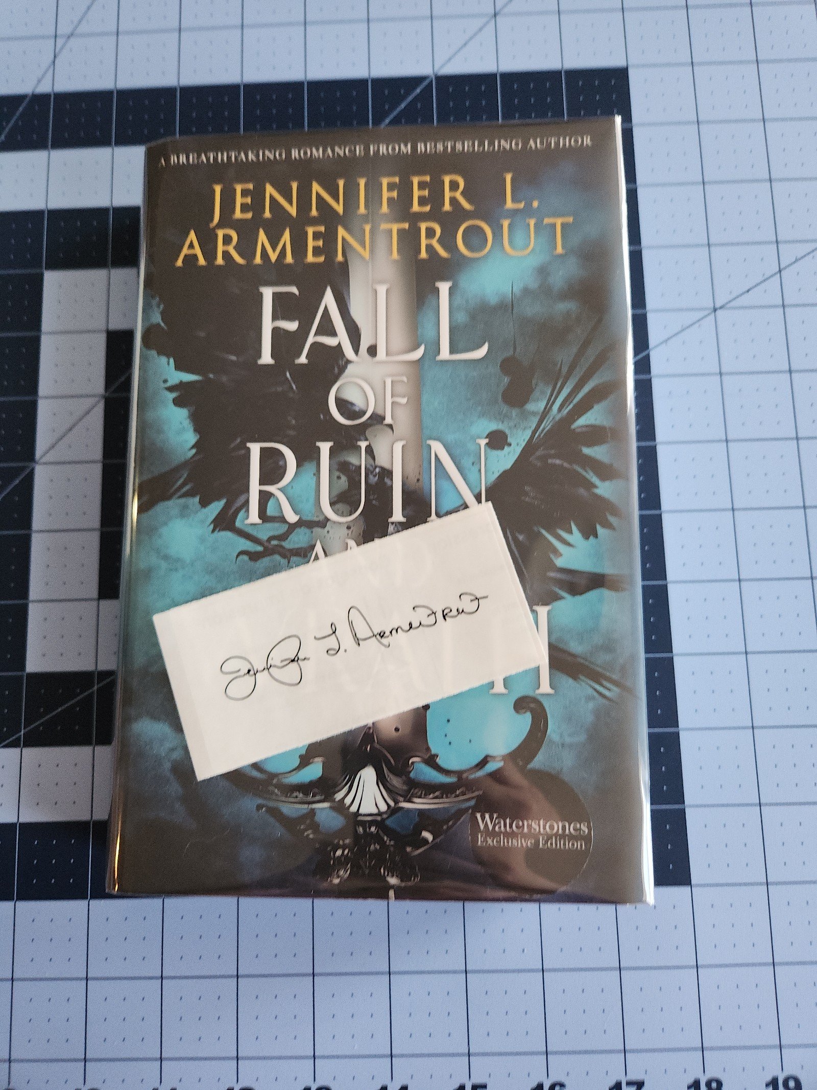 Fall of Wrath and Ruin-Waterstones-Signed bookplate