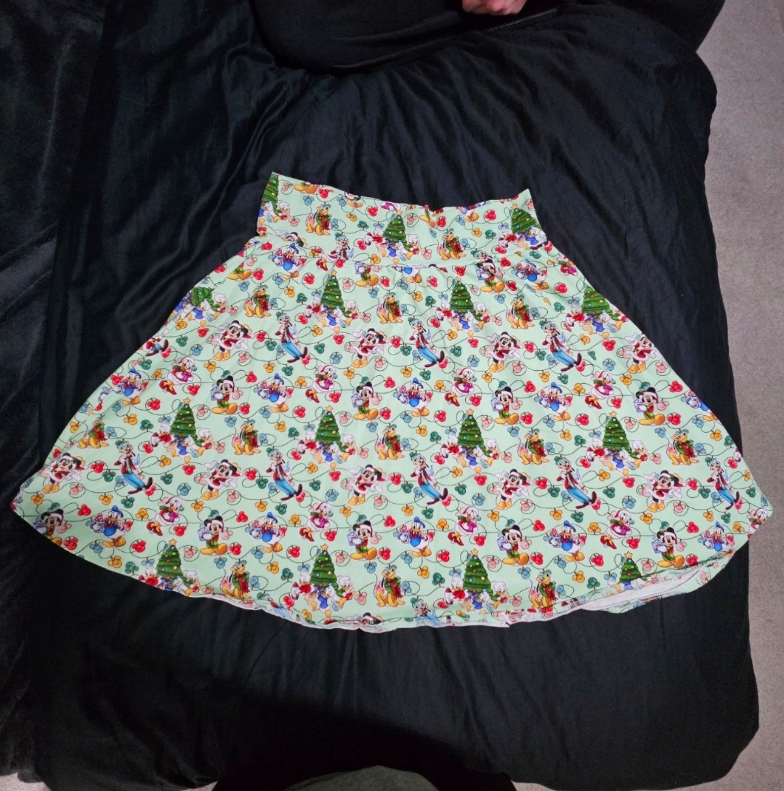 Mickey Mouse & Friends (Fab 6) Christmas Lights Women's Skirt