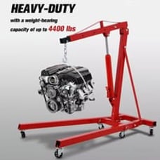 2 Ton Folding Engine Hoist Cherry Picker Shop Crane Hoist Lift