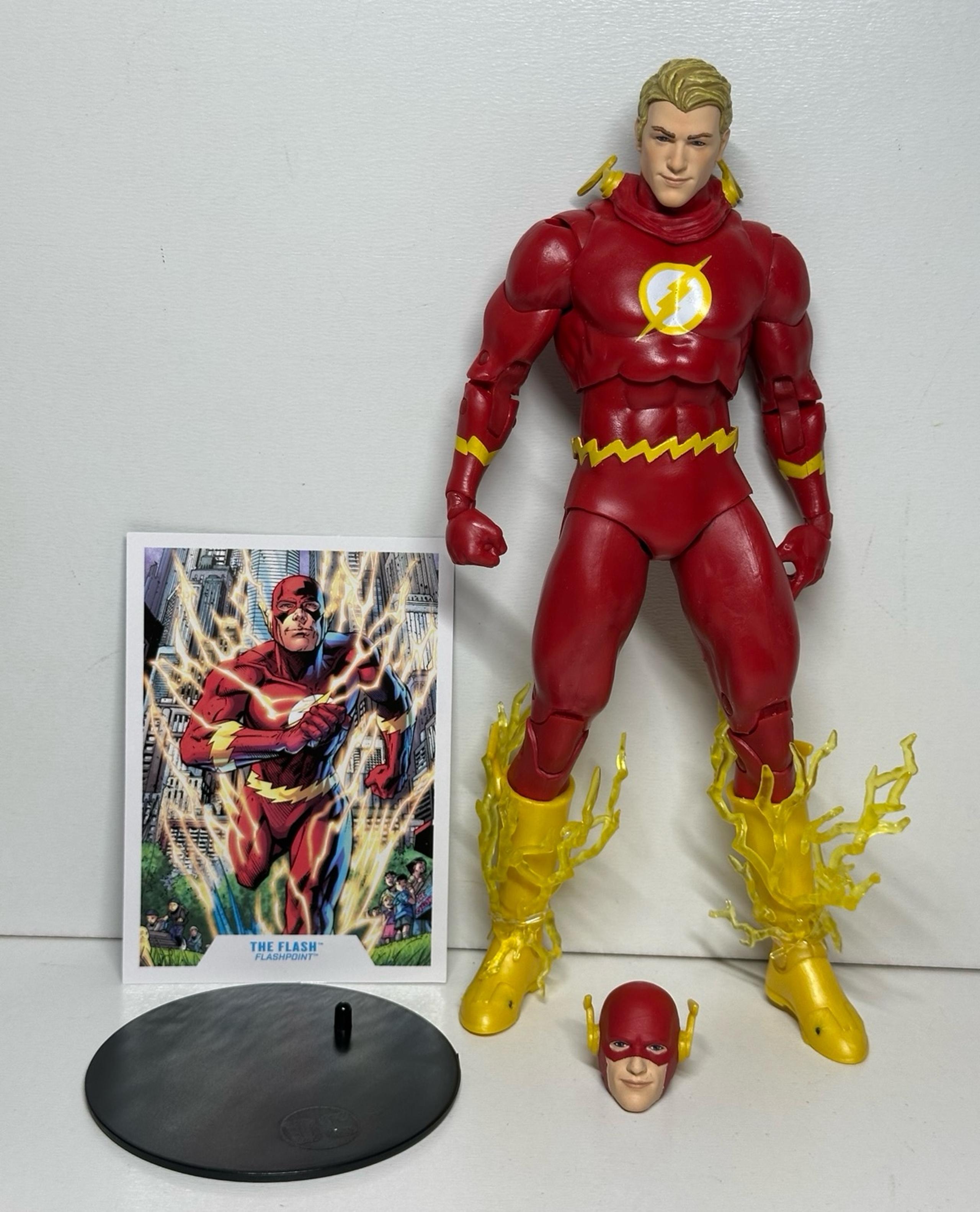 McFarlane DC Universe Multiverse Gold Label FLASHPOINT FLASH 7 inch - No Box