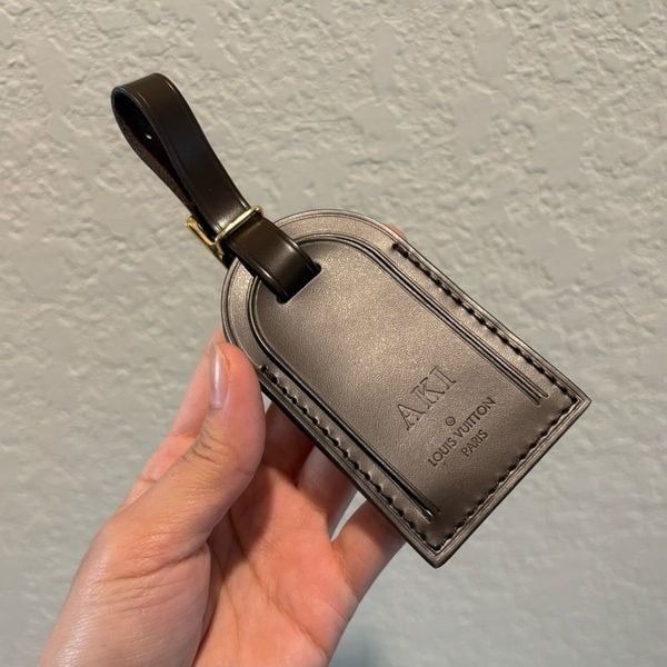 Louis Vuitton Luggage Tag Dark Brown