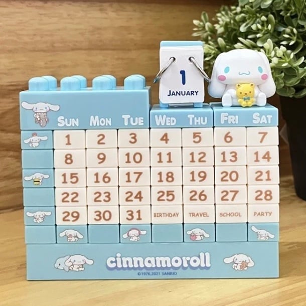 Sanrio Cinnamoroll Table Top Calendar | New