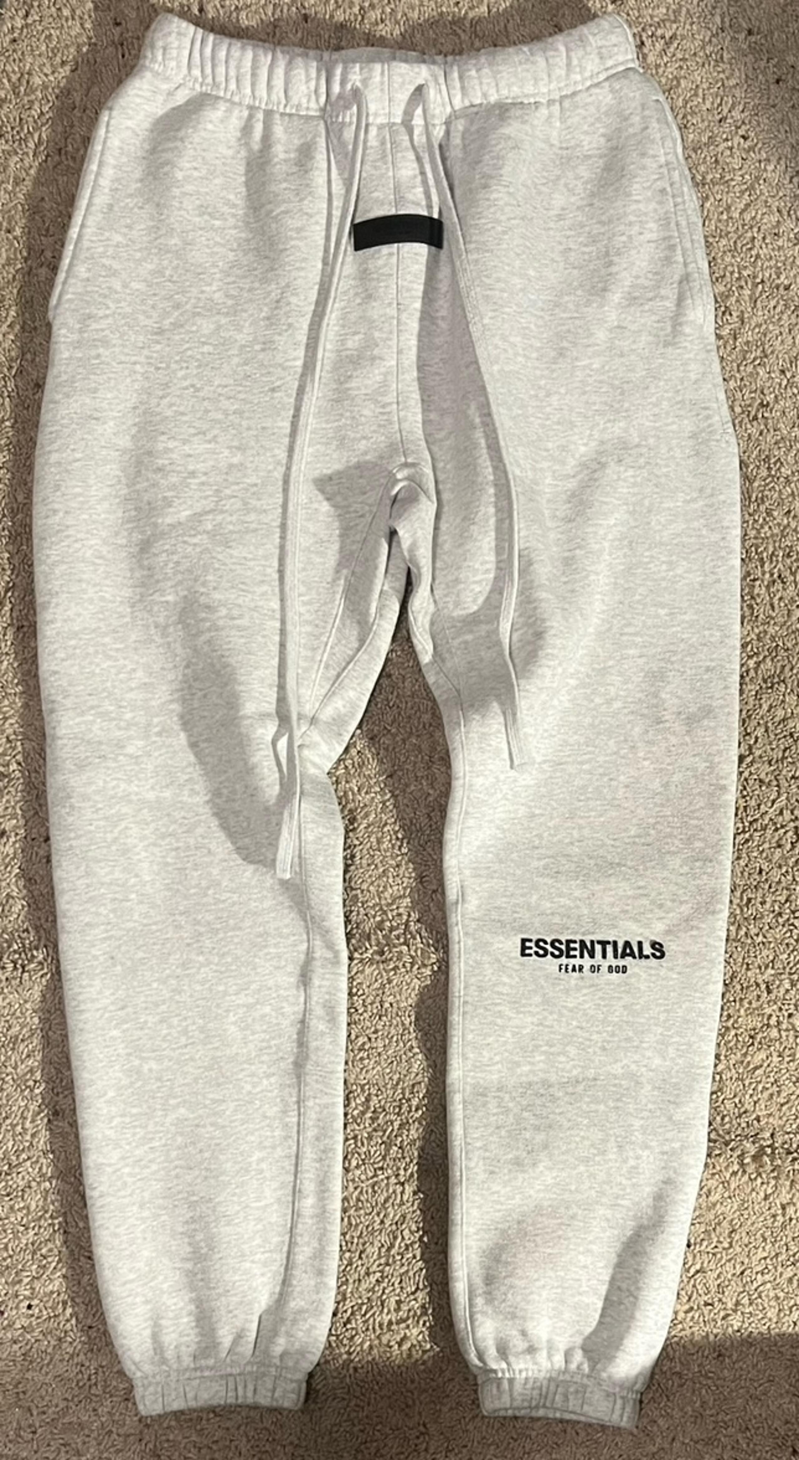 Fear Of God Essential Sweatpants ‘Light Oatmeal’ size S men’s