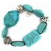 B2162 Silpada Turquoise Stretch Bracelet