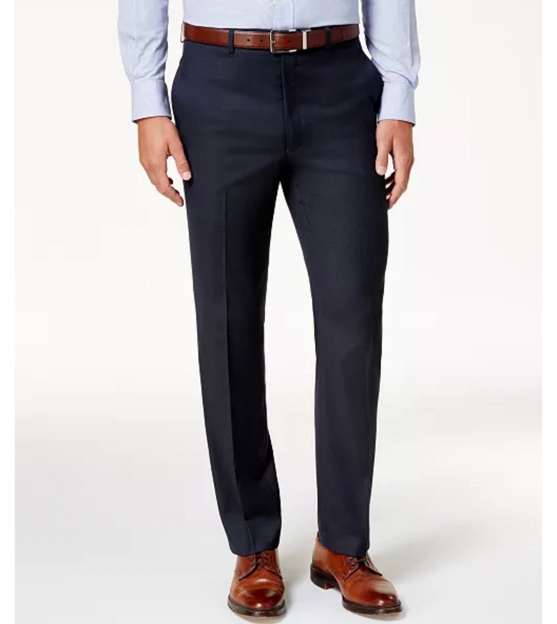 Men's Classic-Fit Microtwill Ultraflex Machine Washable Dress Pants