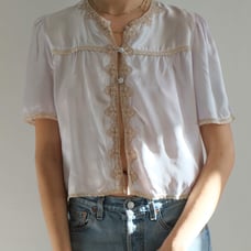 Vintage lace lingerie top