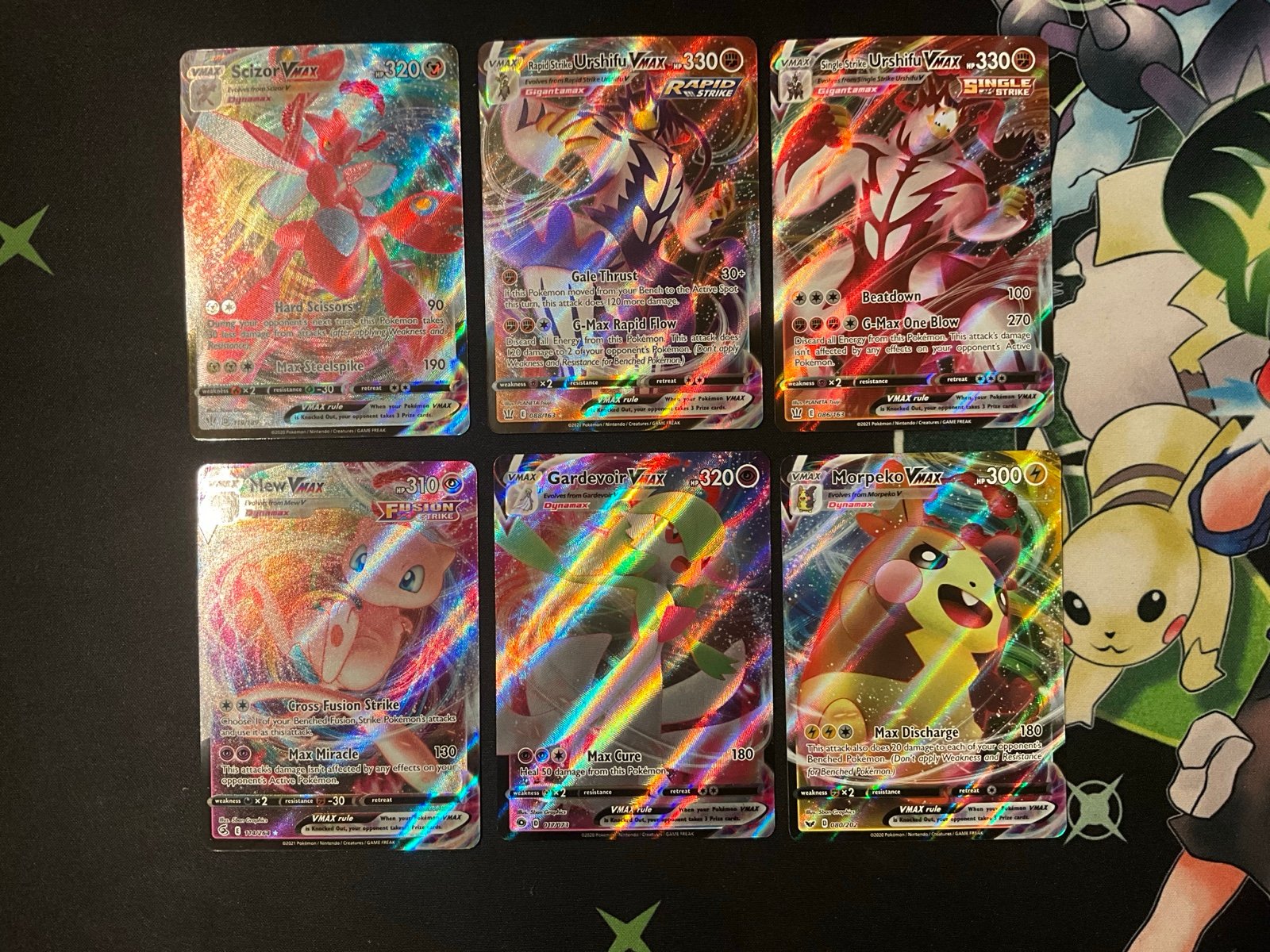 Pokémon lot of 6 VMax’S NM-LP