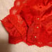 Vintage Red Lace Teddy Lingerie size 36