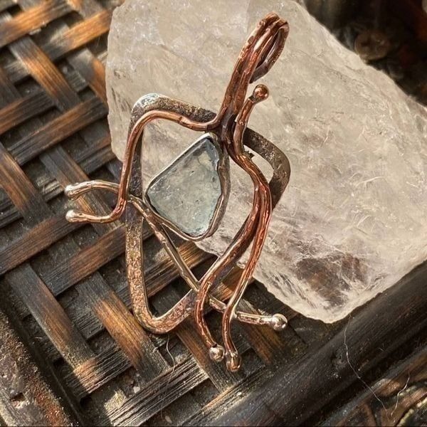 Israeli Sterling Aquamarine Pendant