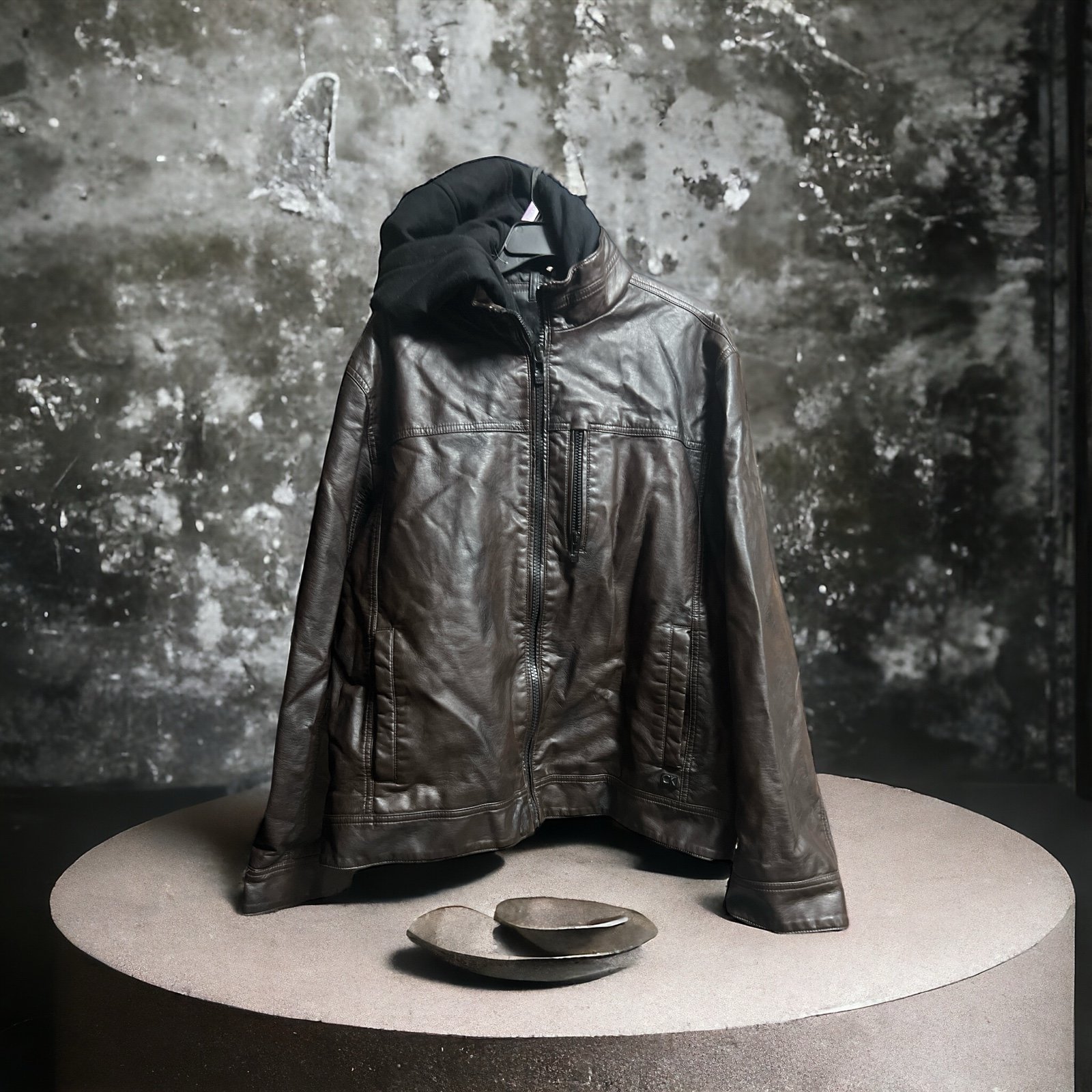 Men's Calvin Klein faux leather jacket