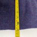 Vintage LizSport Lambswool Button Front Sweater Vest Blue Purple Women Large
