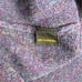 Vintage LizSport Lambswool Button Front Sweater Vest Blue Purple Women Large