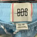 NEW BDG Adrienne Nylon Color Block Wide Leg Track Pants XS Blue Tan White