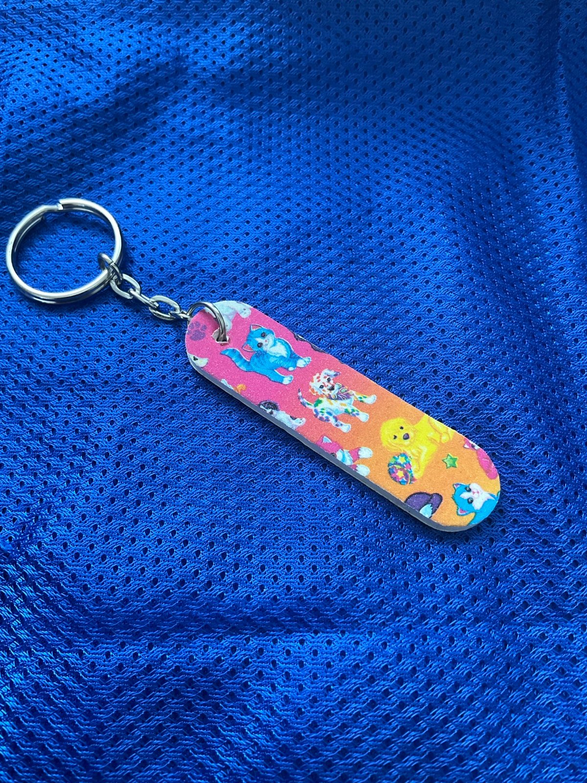 Lisa Frank Vintage Nail File Keychain