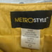Vintage Y2K MetroStyle Yellow Golden Zippered Closure & Ankle Leather Pants