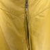 Vintage Y2K MetroStyle Yellow Golden Zippered Closure & Ankle Leather Pants