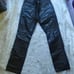 Rocker Biker Boot-Cut Leather pants