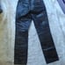Rocker Biker Boot-Cut Leather pants