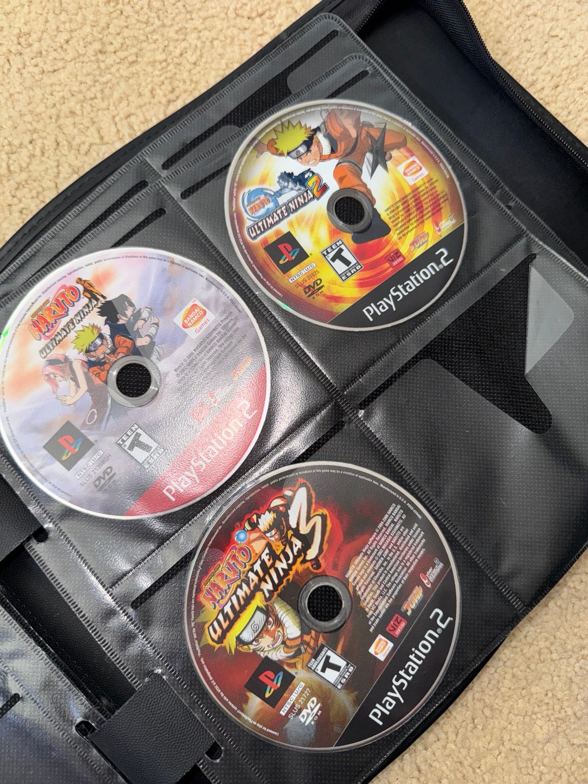 Naruto Ultimate Ninja 1, 2, & 3 (PlayStation 2)