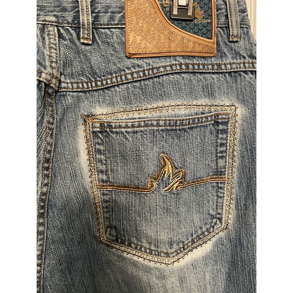 Men's Al Wissam Embroidered Jeans 36x34 36 x 34